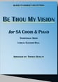 Be Thou My Vision SA choral sheet music cover